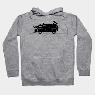 Don't Brake For Undead - no text - black Hoodie